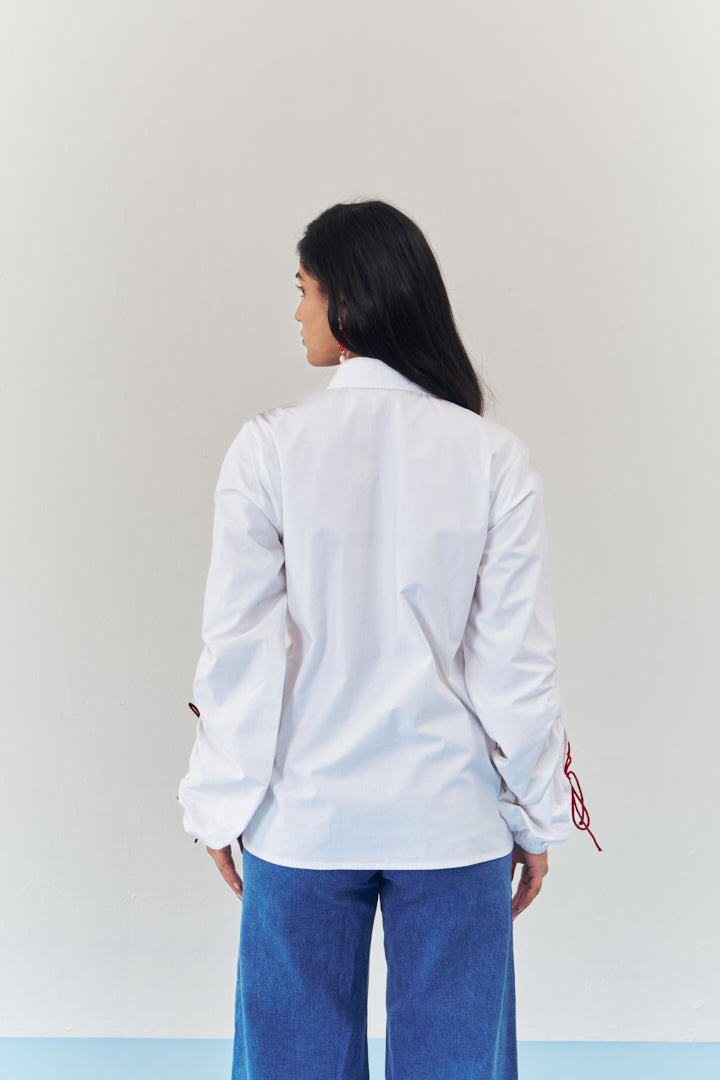Moonlit embroidered shirt