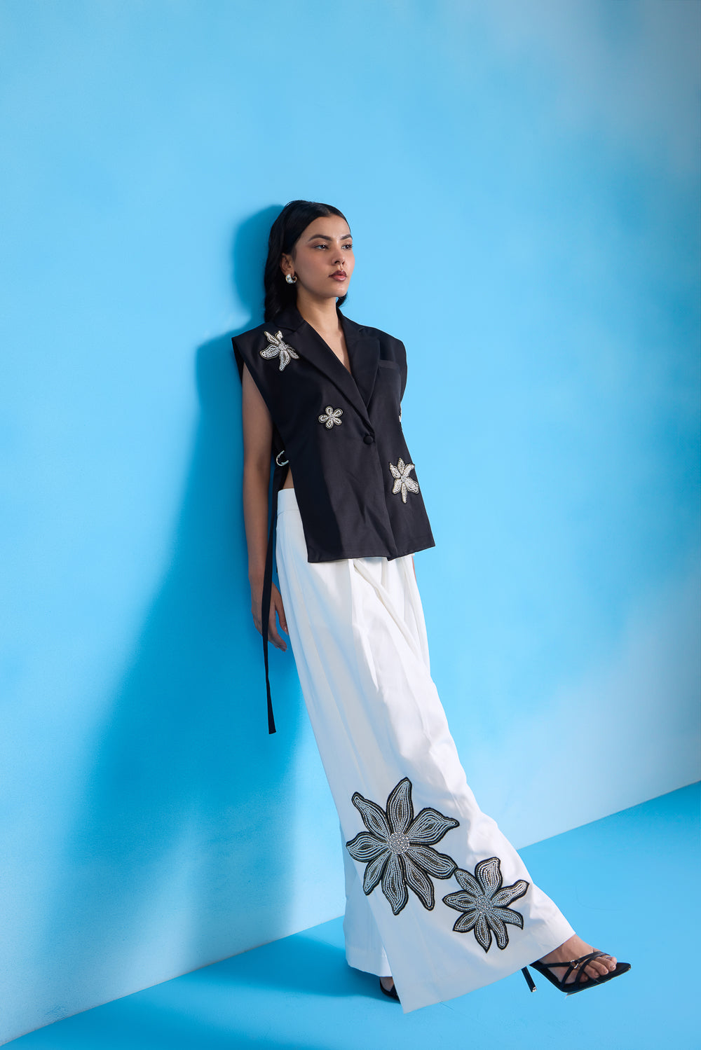 Starlit Noir Vest Co-ord