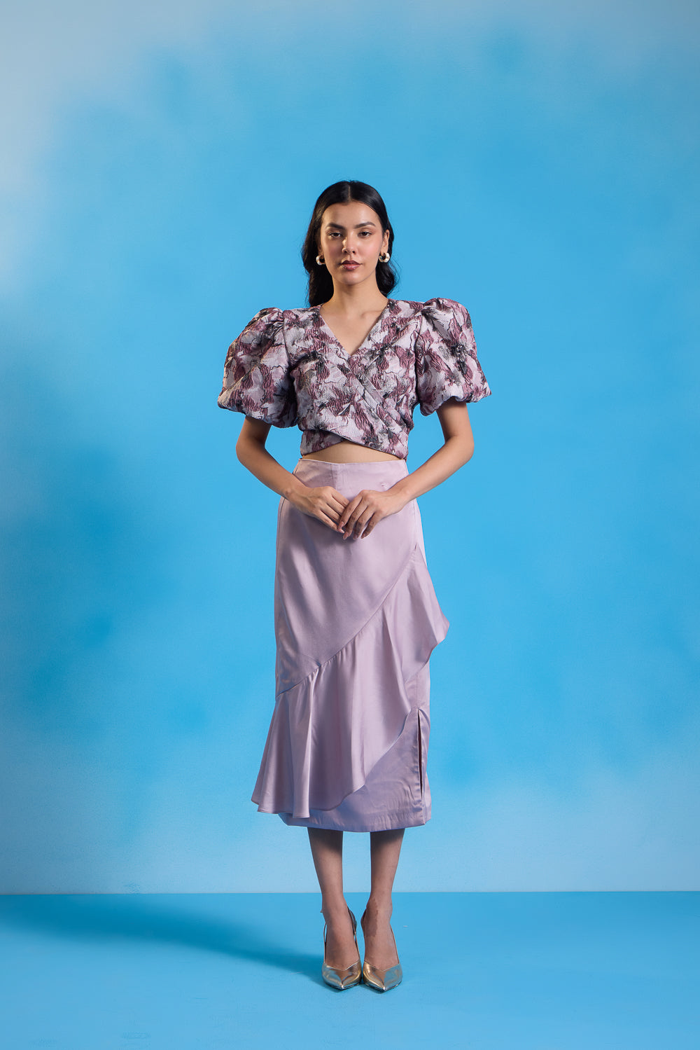 Celestial Pink Puff Sleeved Top