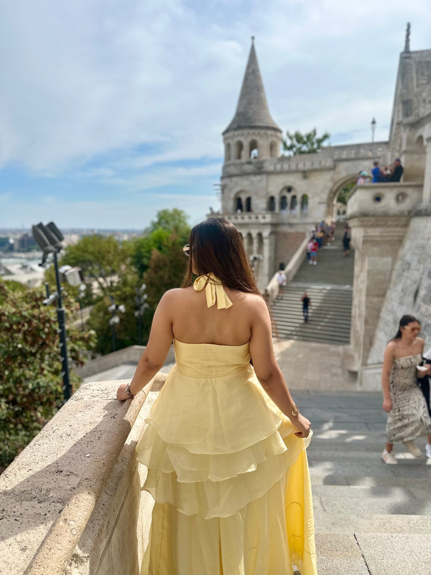 Buttercup maxi layerred dress