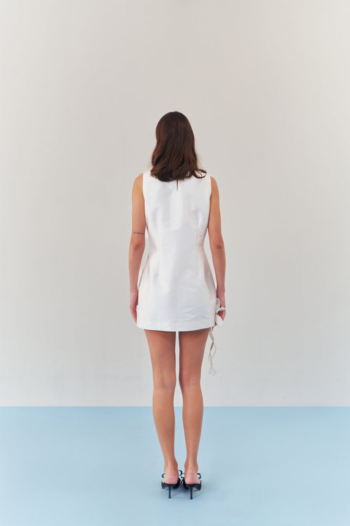 Moonlit fleur mini dress