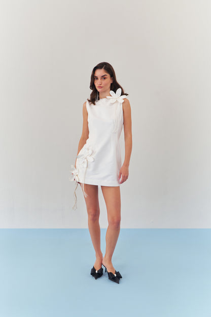 Moonlit fleur mini dress