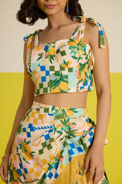 Sorrento corset co-ord set