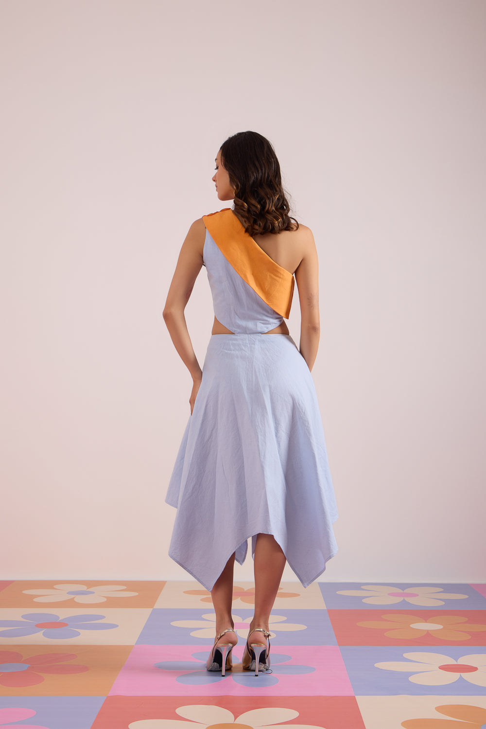 Blue Haven Asymmetrical Dress