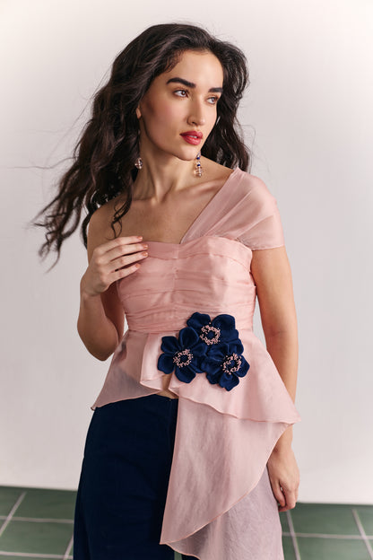 Indigo bloom coord set