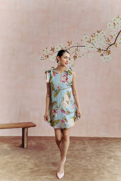 Magnolia Embellished A-line dress