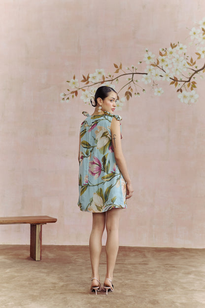 Magnolia Embellished A-line dress
