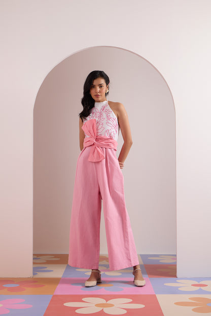 Coral Pink Jumpsuit