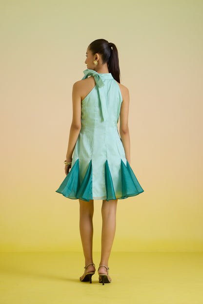 Mint-ini godet dress