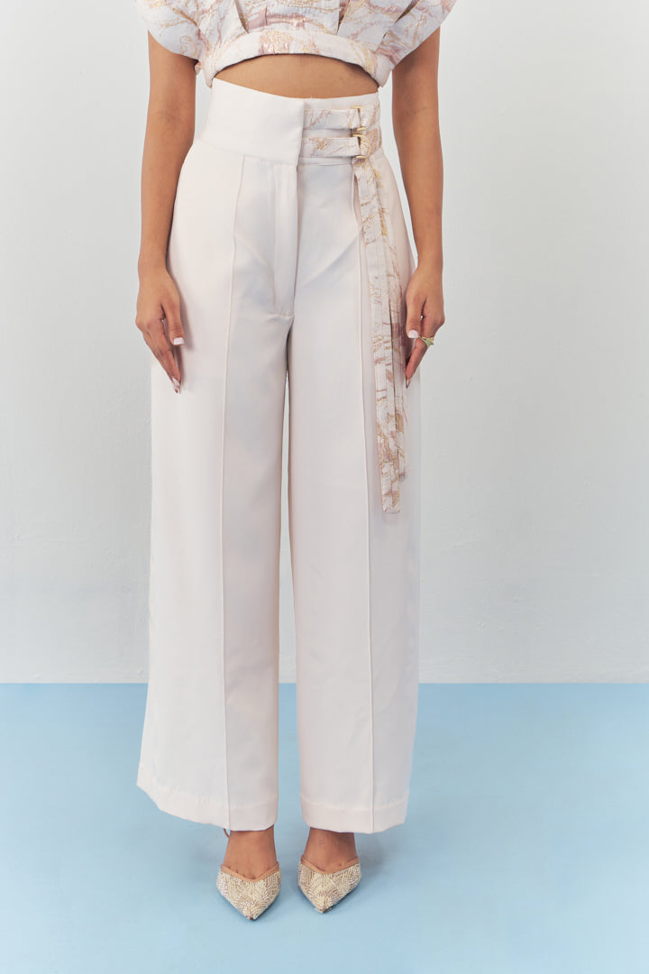 Rosaline double belt pants
