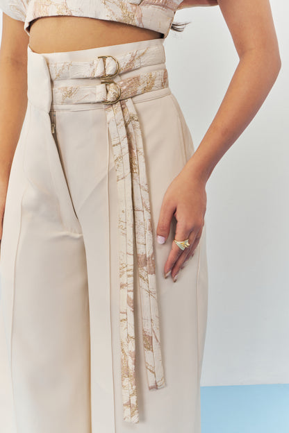 Rosaline double belt pants