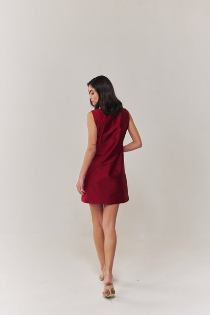 Valentina embroidered A line dress