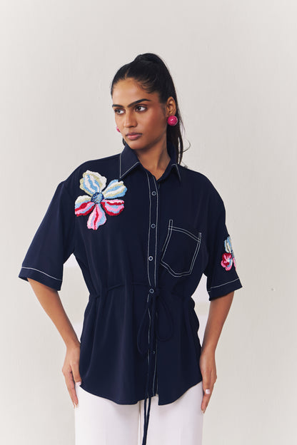 Sapphire sparkle shirt