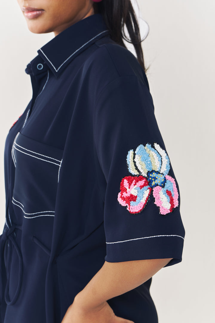 Sapphire sparkle shirt