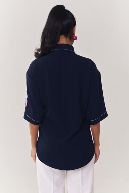 Sapphire sparkle shirt