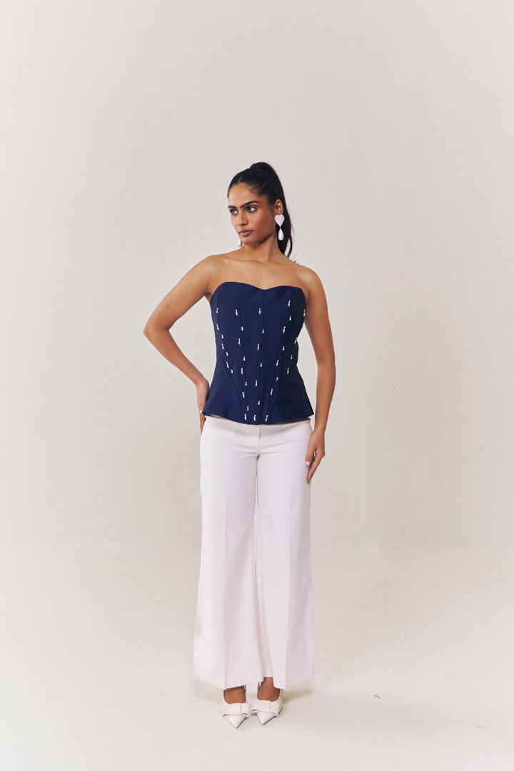 Sapphire sparkle corset