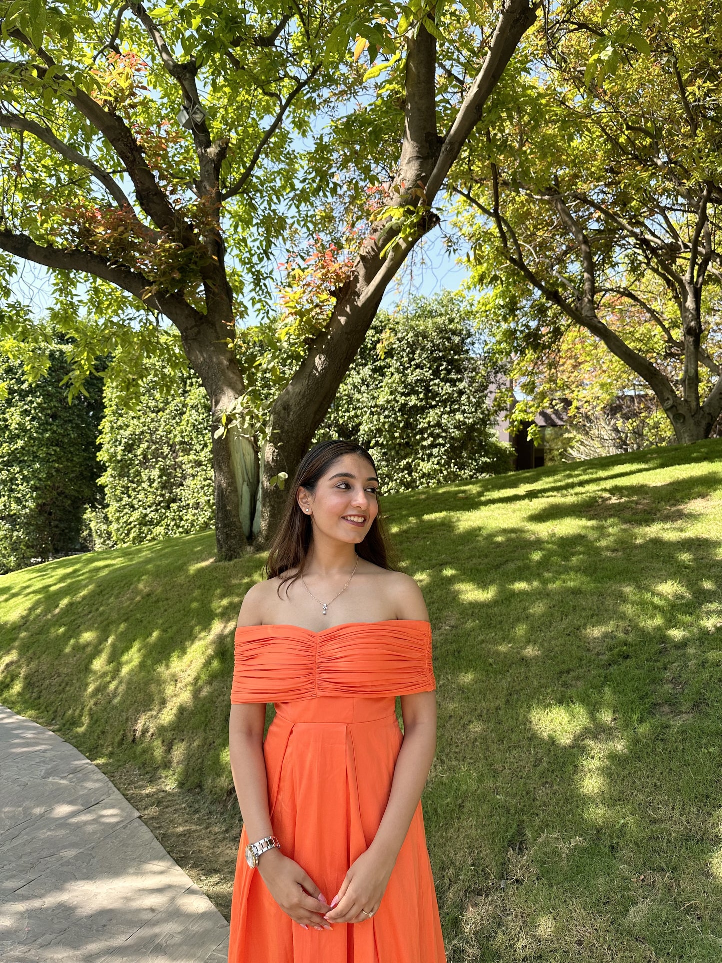 Orange Maxi Dress