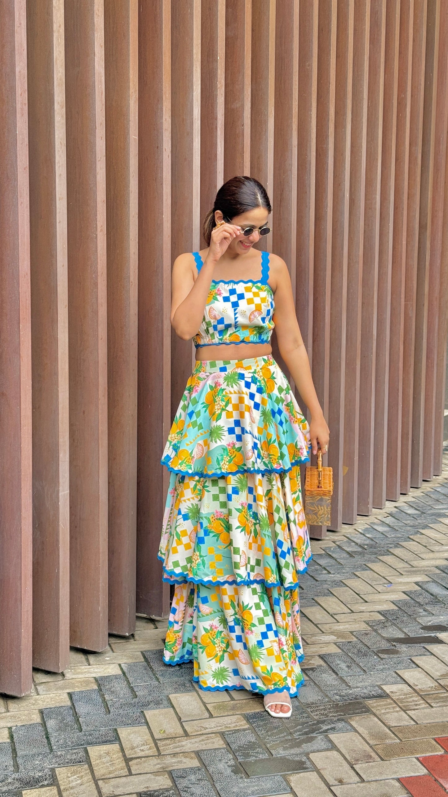 Sneha Advani in Sorrento layered co-ord set