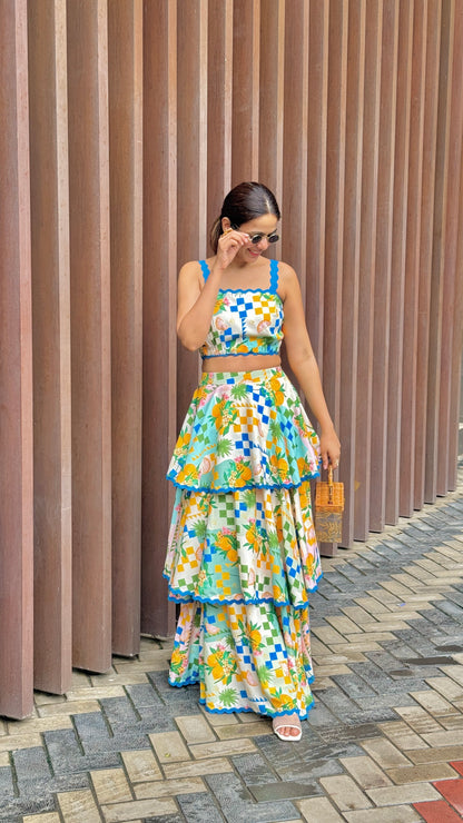Sneha Advani in Sorrento layered co-ord set
