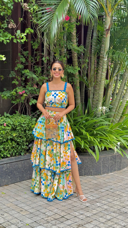 Sneha Advani in Sorrento layered co-ord set